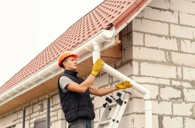 Pose et remplacement de gouttières à Rehaupal